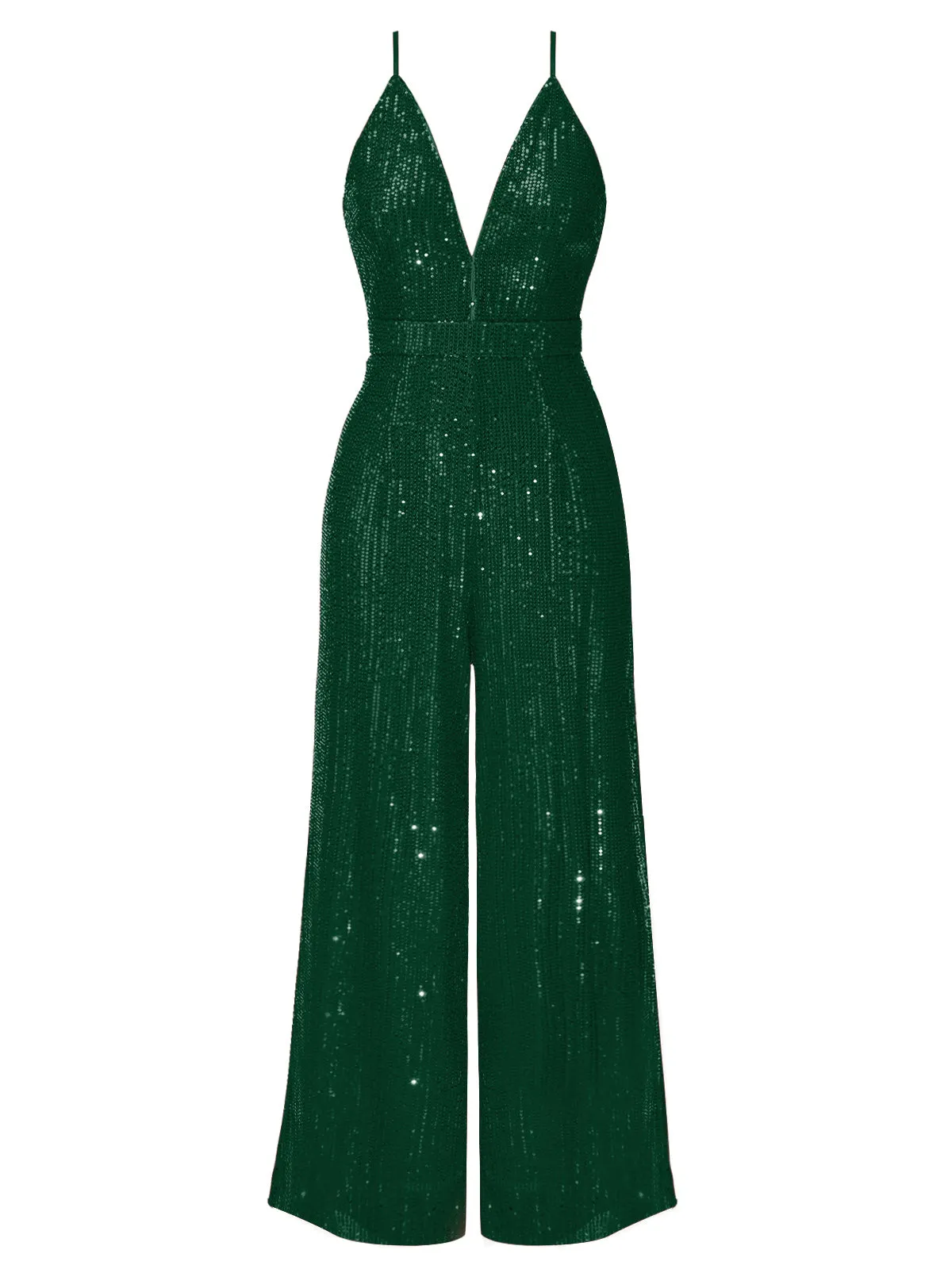 1930s Solid Shiny Slip Vintage Jumpsuit