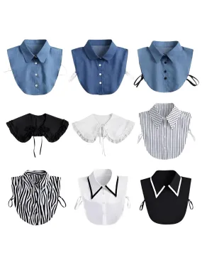 1pc Fake Collar - Detachable Shirt Collar For Women In 53 Styles!