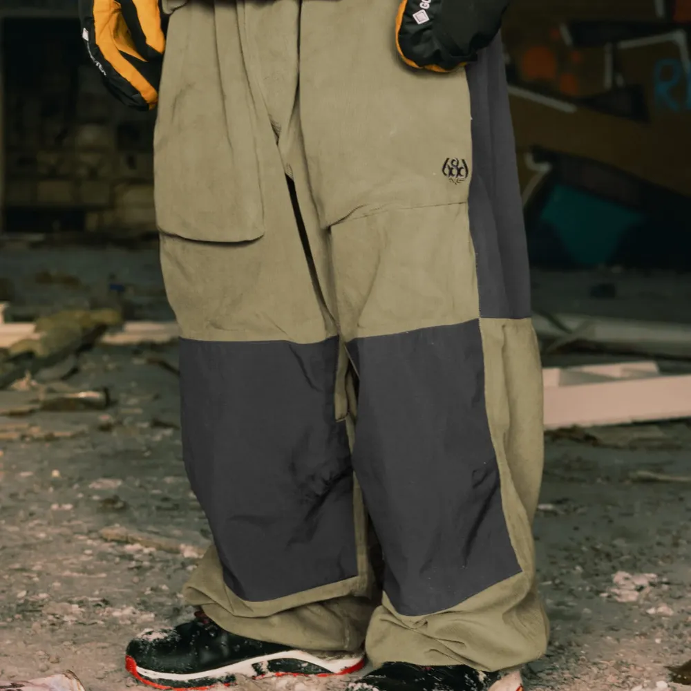 2.5L Ghost Pants Sage Corduroy Colorblock