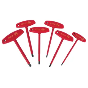 6 Piece Insulated T-Handle Hex Screwdriver Set - Inch