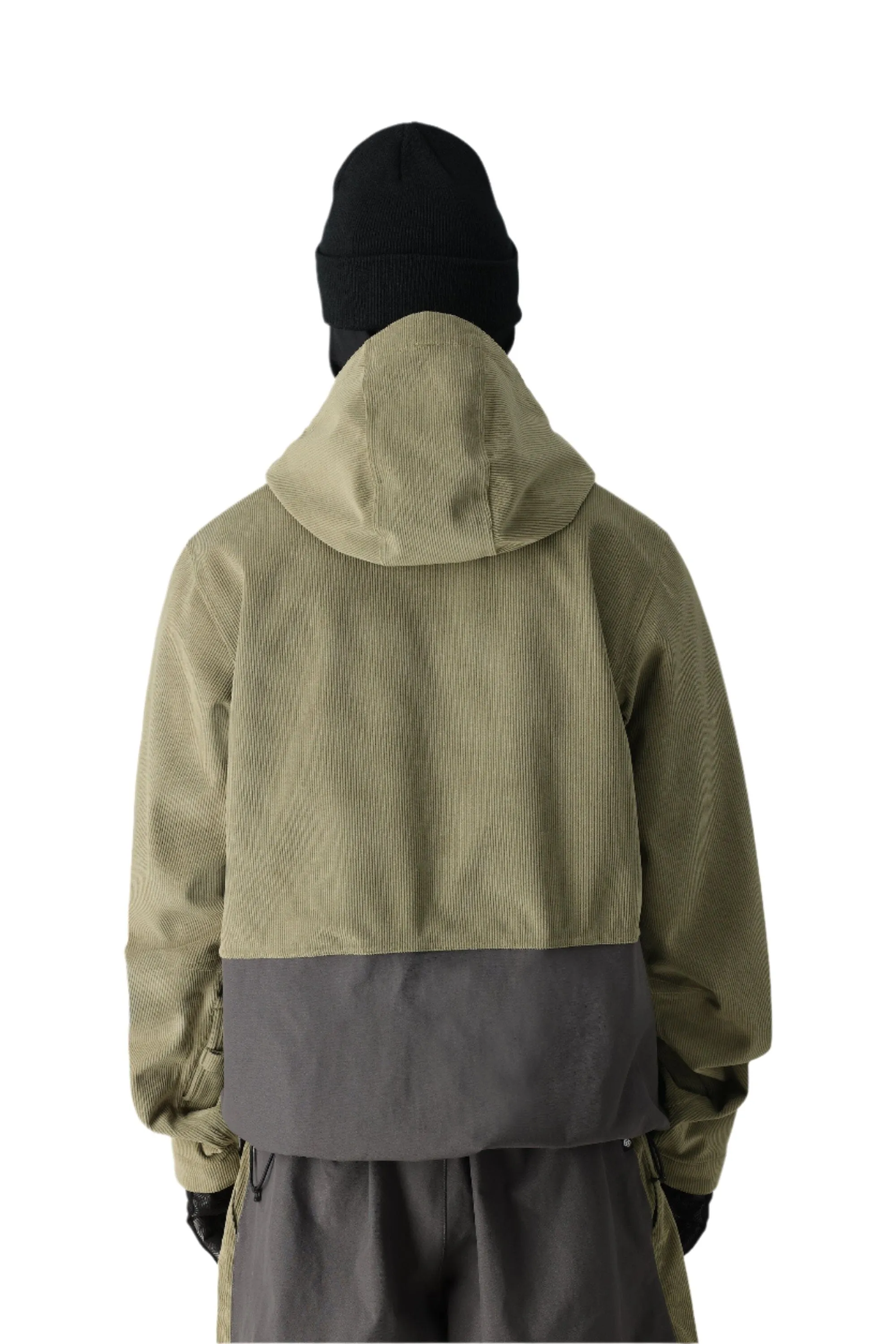 686 Ghost 2.5L Anorak Snowboard Jacket Sage Corduroy Colourblock 2025