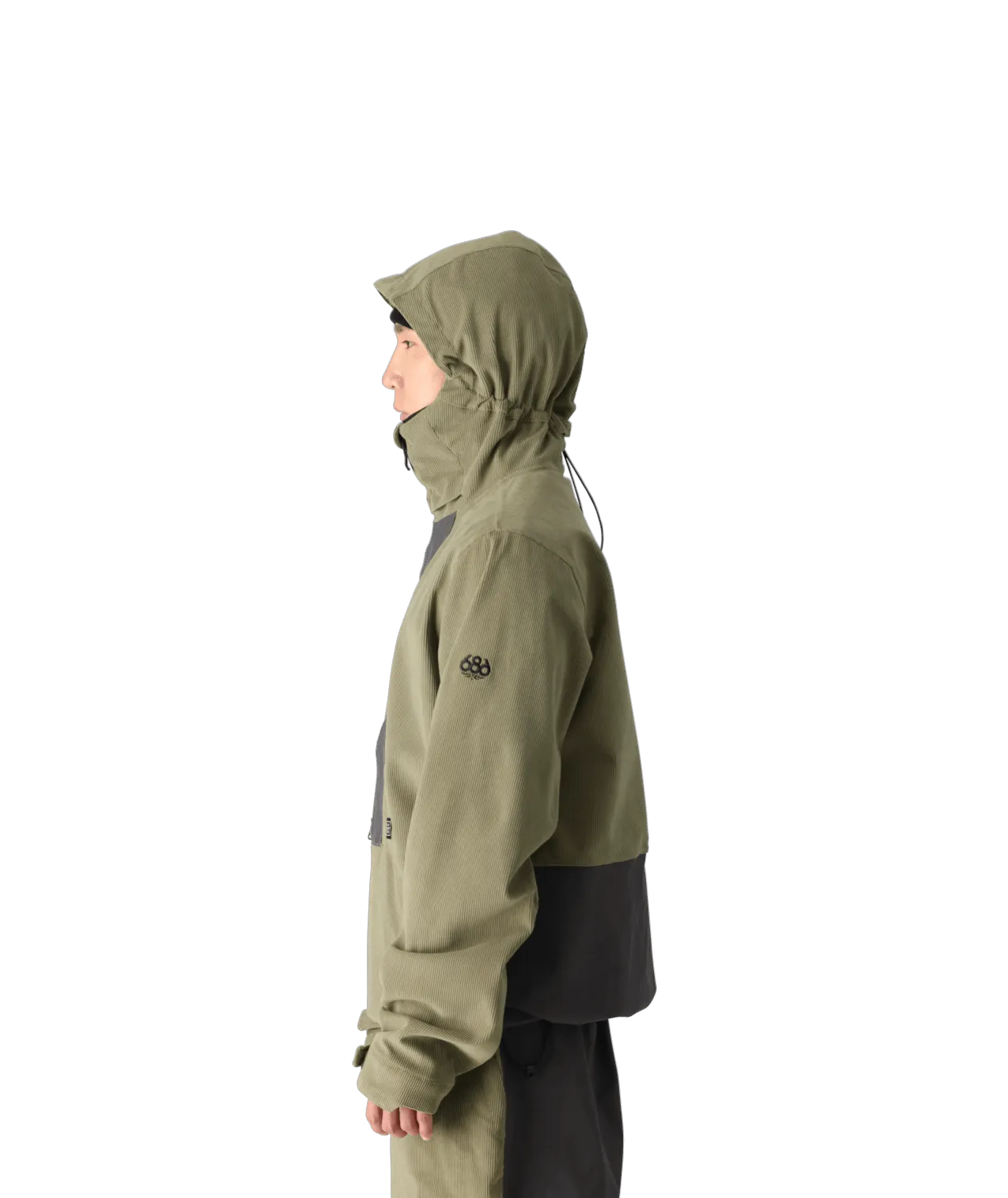 686 Ghost 2.5L Anorak Snowboard Jacket Sage Corduroy Colourblock 2025