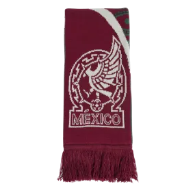 adidas Mexico Soccer Scarf IP4069 Team Coll Burgundy2/Dark Green/ Linen Green