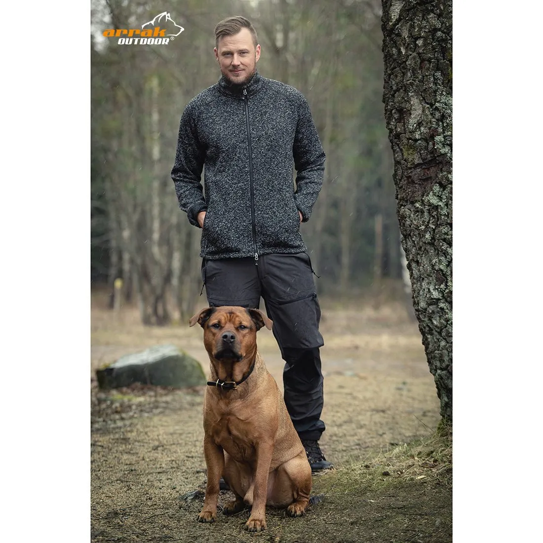 Adventure Fleece Men (Black Mélange)