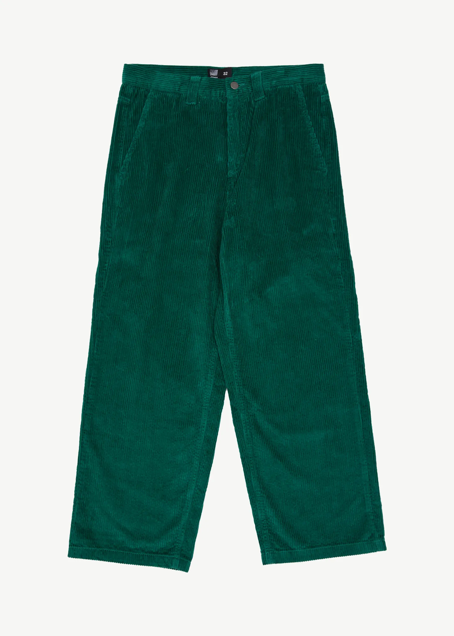 AFENDS Mens Pablo Union - Corduroy Baggy Pants - Emerald