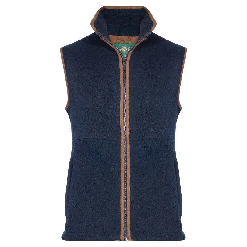 Alan Paine Aylsham Kids Fleece Waistcoat - Dark Navy