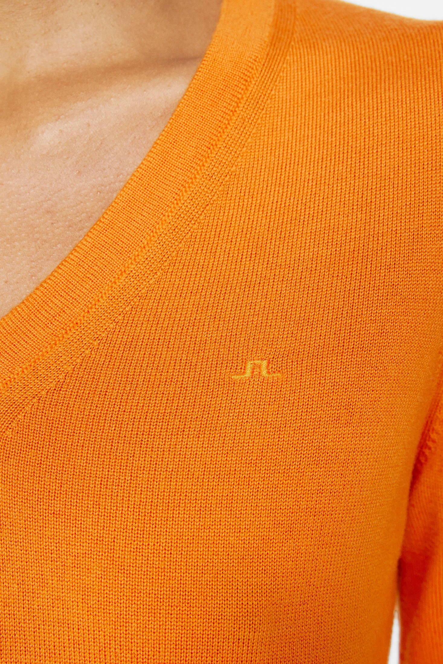 Amaya Knitted Sweater / Persimmon Orange