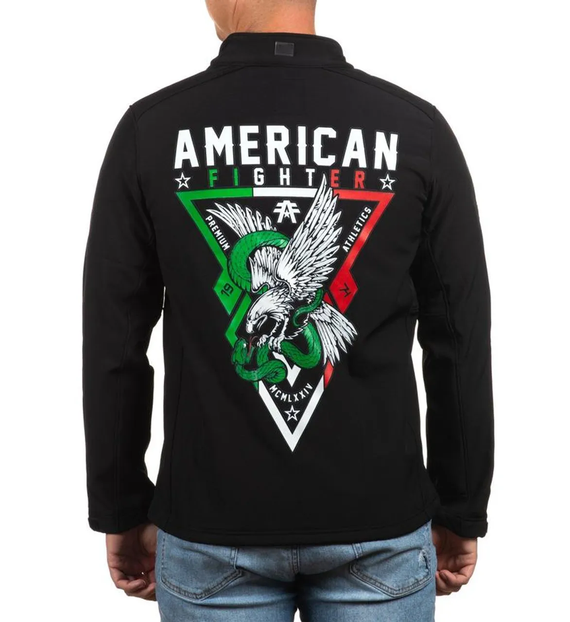 American Fighter Men's Diego Mexico Eagle Softshell Jacket