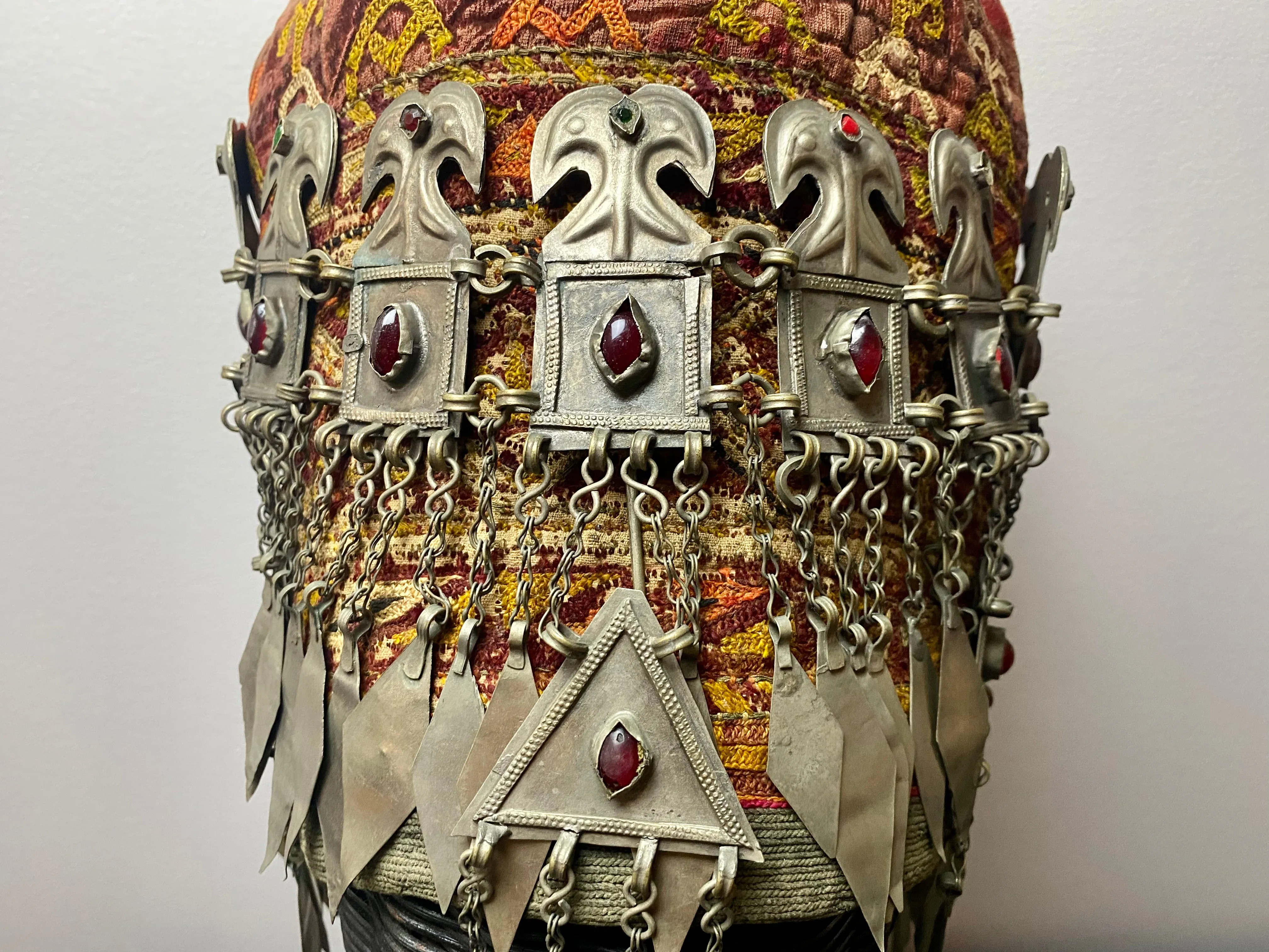 Antique Turkomen Ersari Headdress