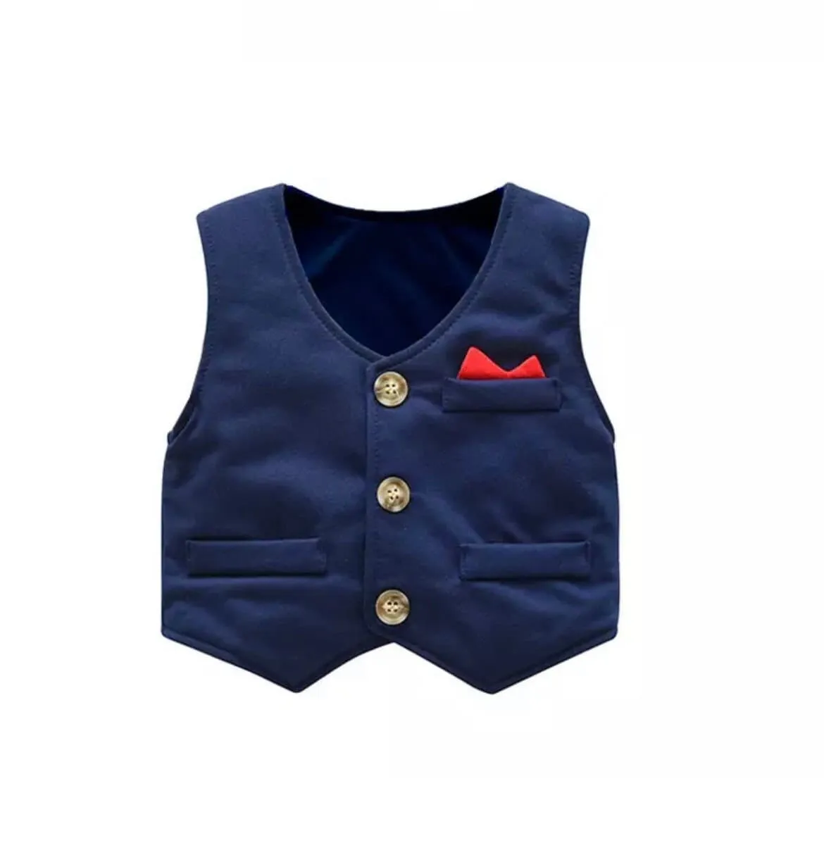 Baby Boy Formal Suit Set   Hat   Waistcoat