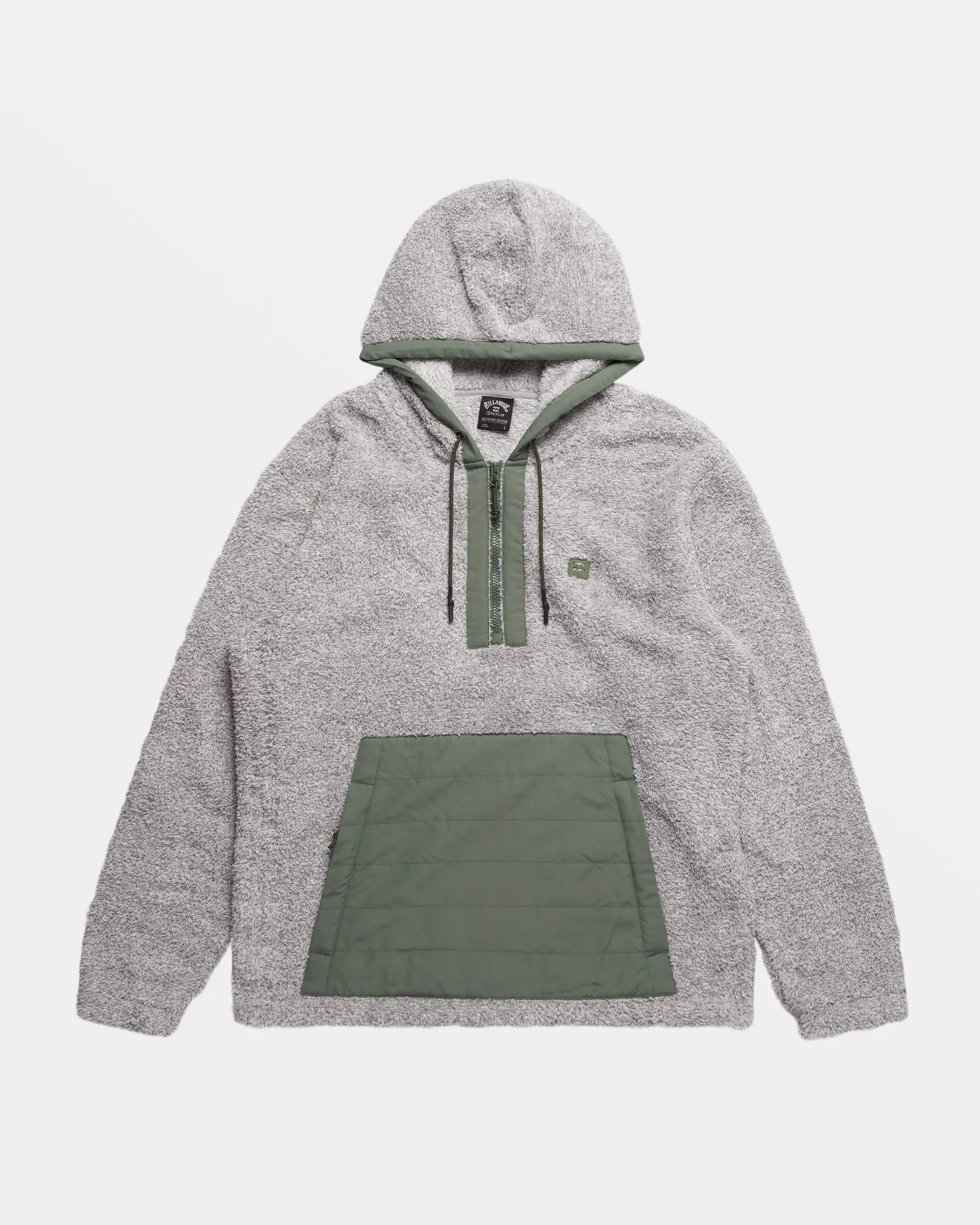 Badger Half Zip Hoodie - Grey Htr