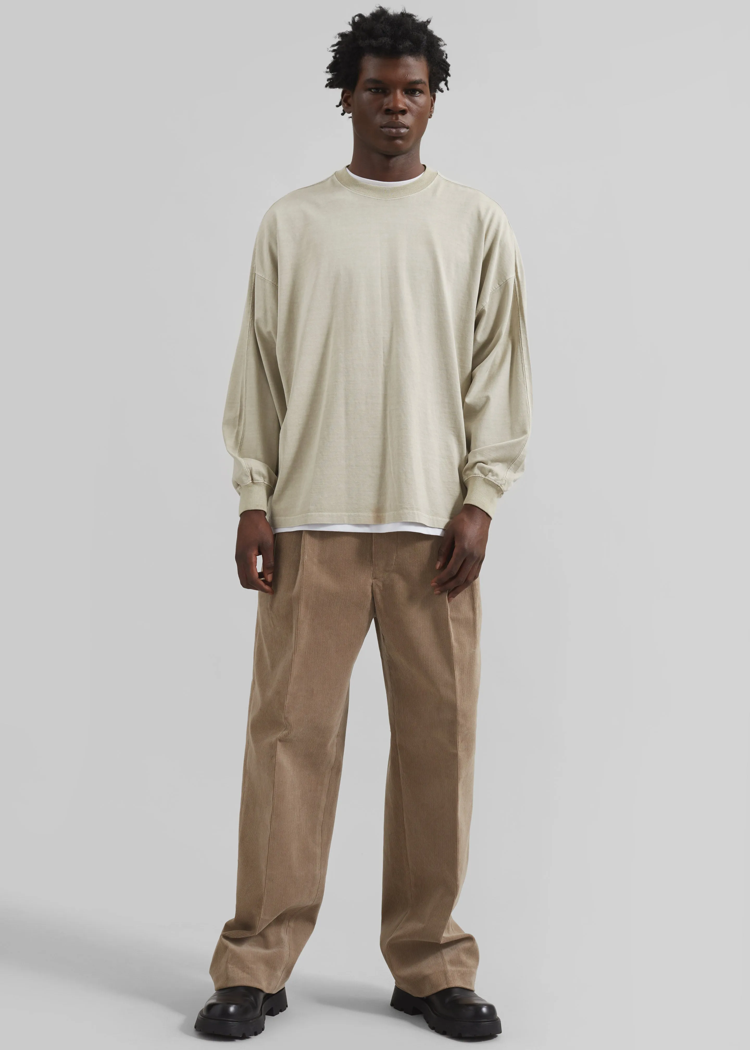 Beo Corduroy Suit Pants - Latte