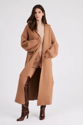   Beryll Cashmere Coat with Hood | Camel