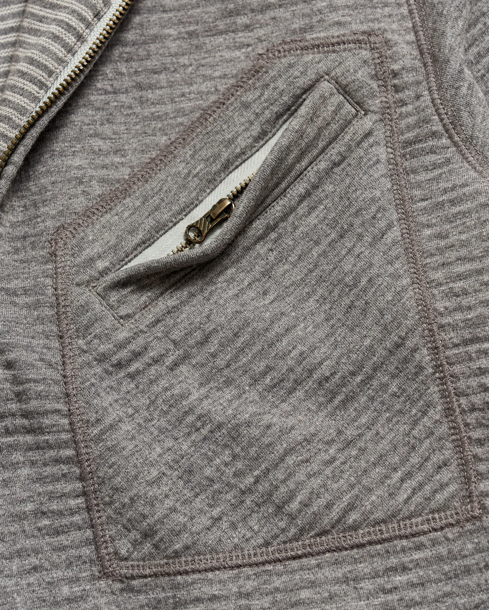 Billy Reid Quilted Quarter-Zip Mock Neck Sweater