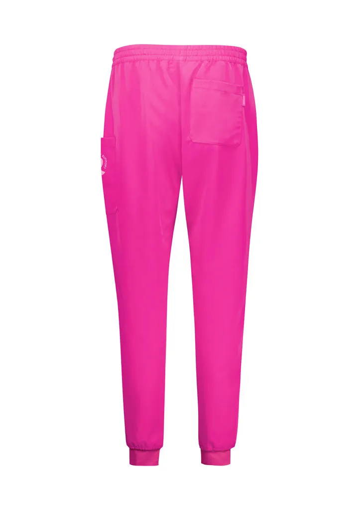 Biz Care Womens Pink Jogger Scrub Pant (CSP241LL)