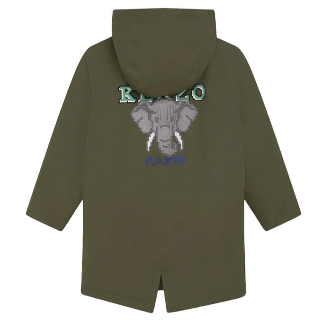 Boys Jungle Game Khaki Parka