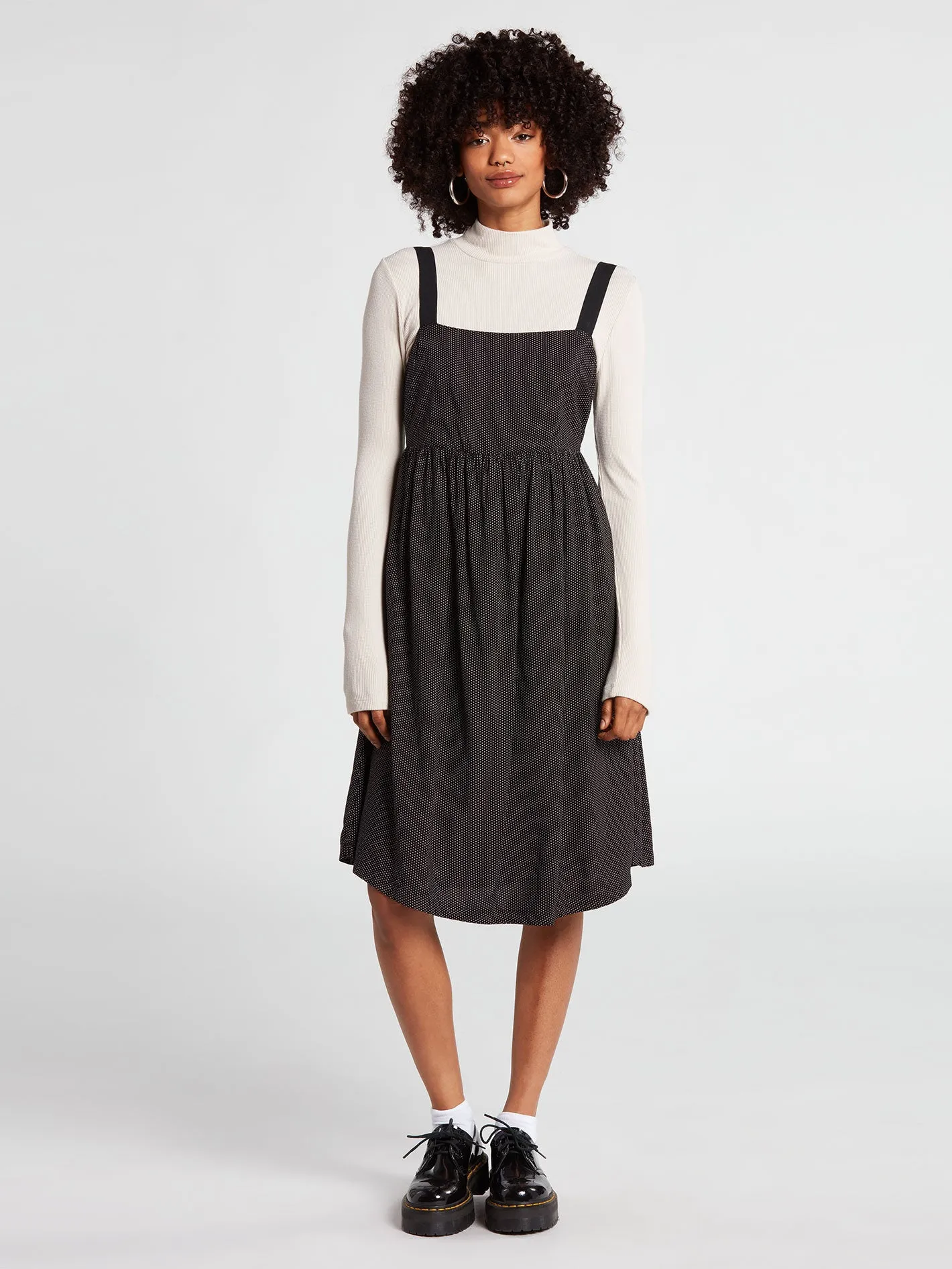 Call In Slick Midi Dress - Dot