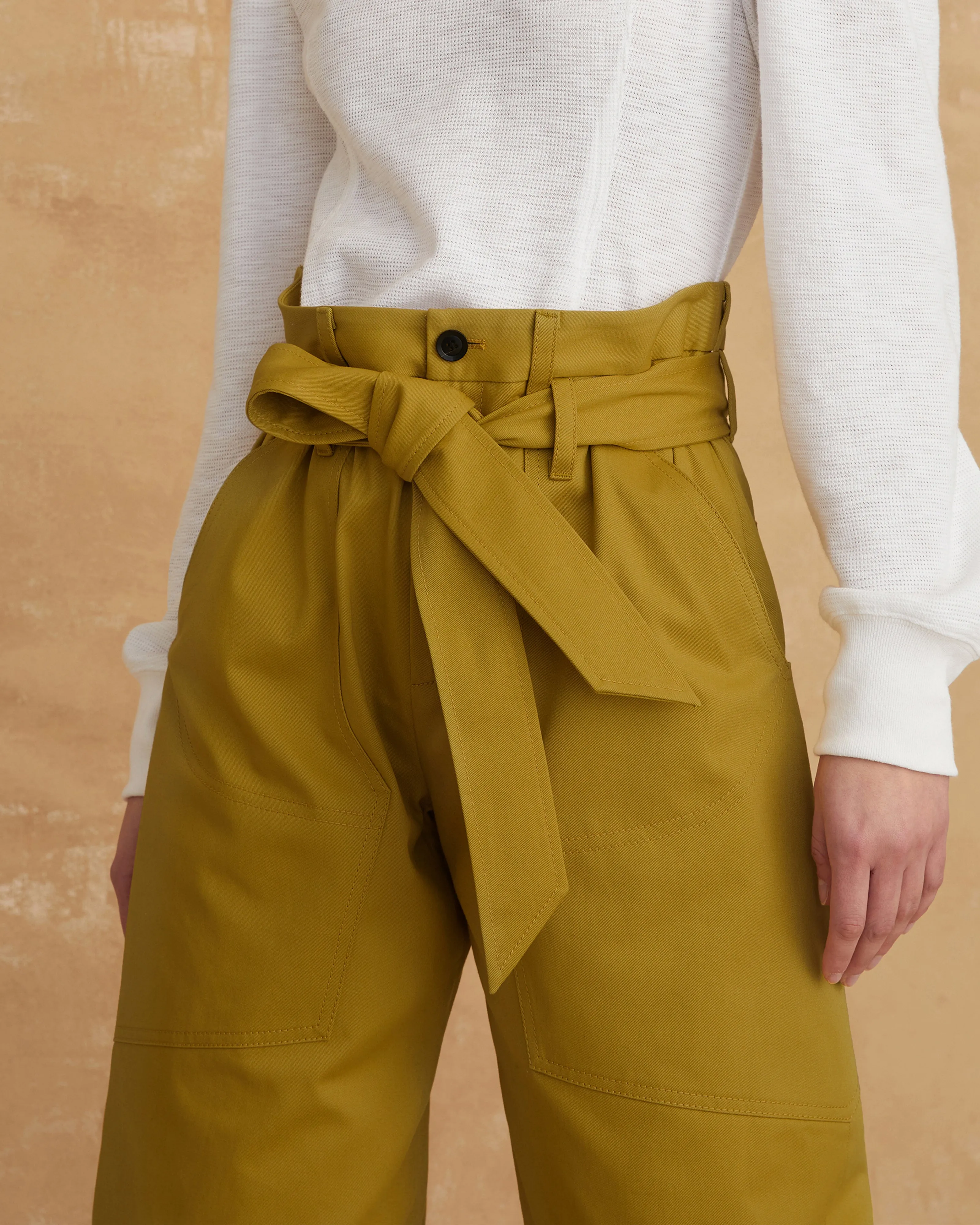 Canvas Balloon Pant - Ochre