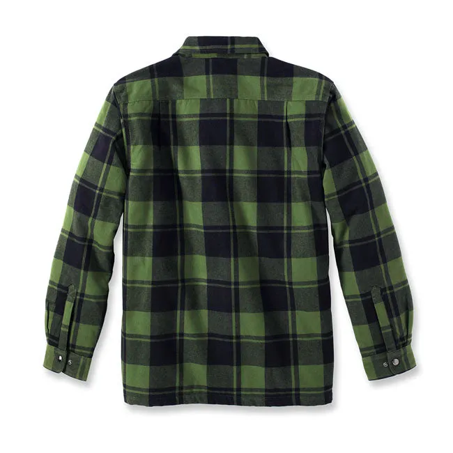 Carhartt Flannel Sherpa-Lined Shirt Chive