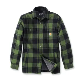 Carhartt Flannel Sherpa-Lined Shirt Chive