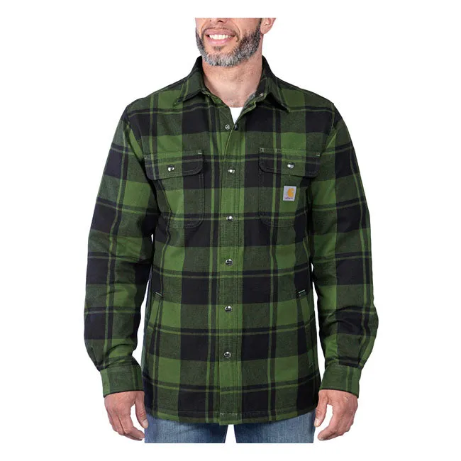 Carhartt Flannel Sherpa-Lined Shirt Chive