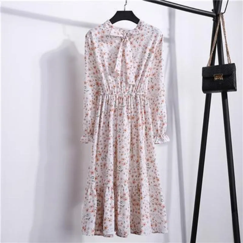 Casual Long Sleeve Knee-Length Summer Loose Dresses