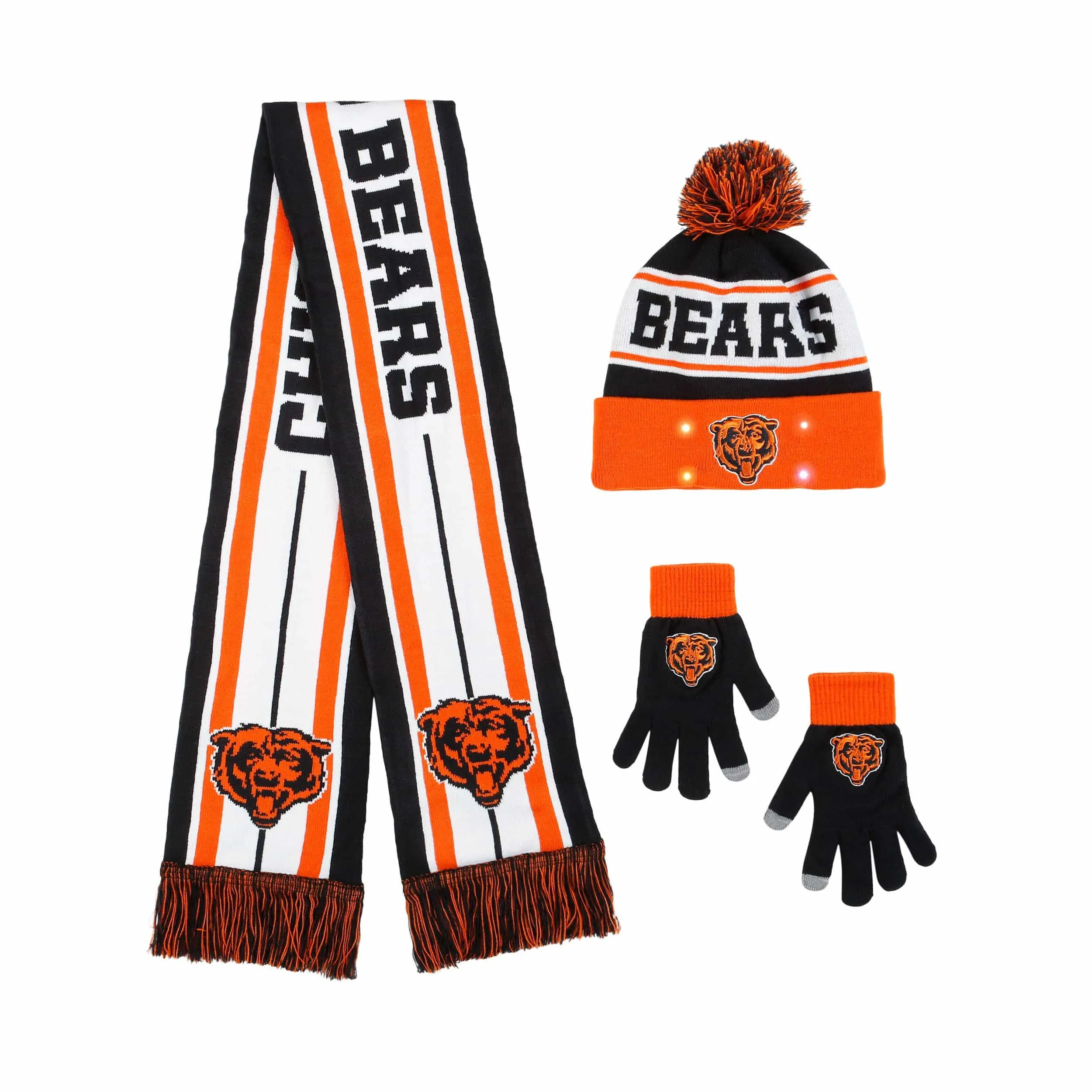 Chicago Bears NFL Snow Stealer Cold Weather Set