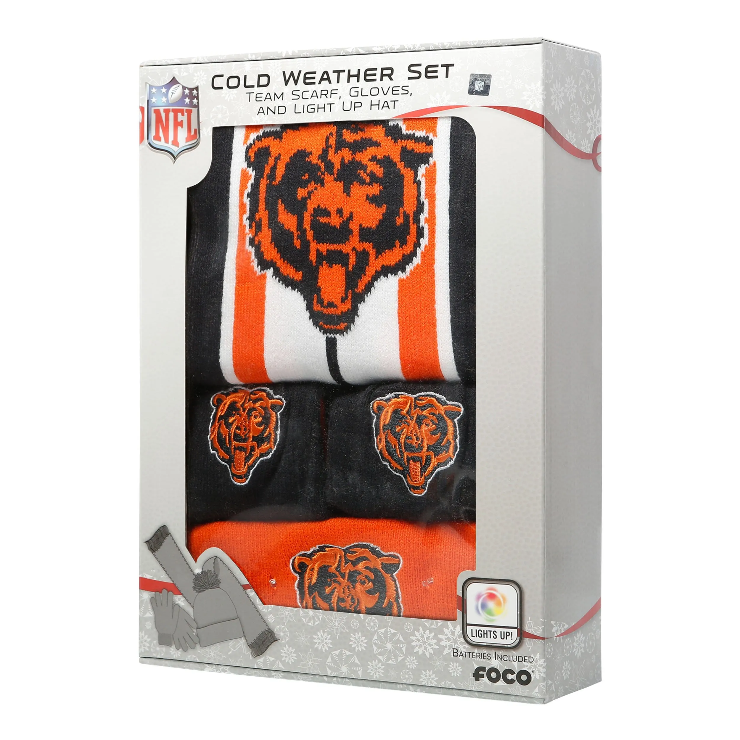 Chicago Bears NFL Snow Stealer Cold Weather Set