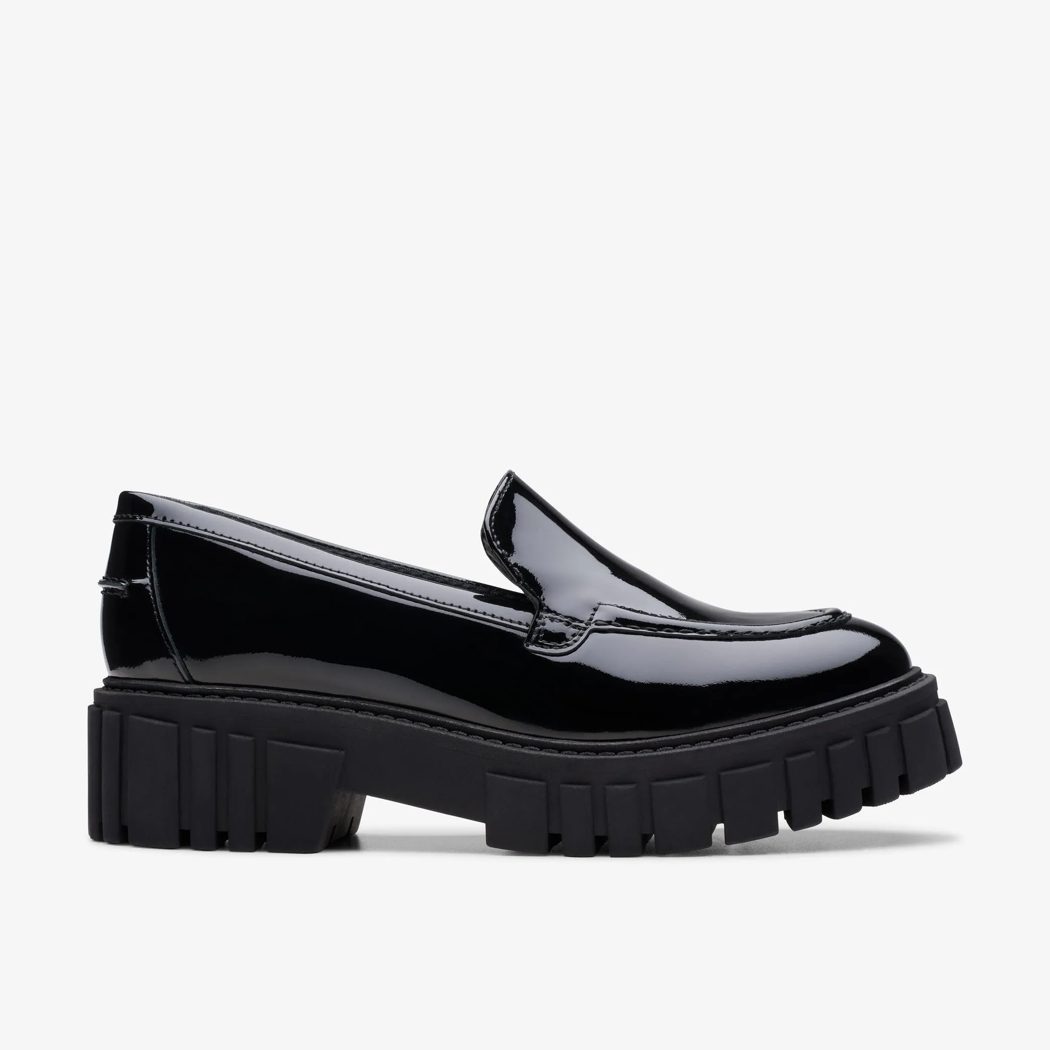 Clarks Page Loafer in Black Patent