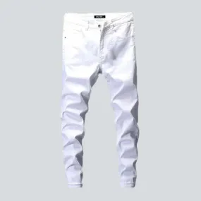 Comfortable white stretchy jeans