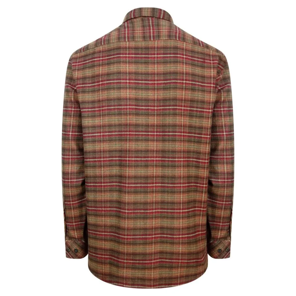 Countrysport Luxury Hunting Shirt Rust Check by Hoggs of Fife