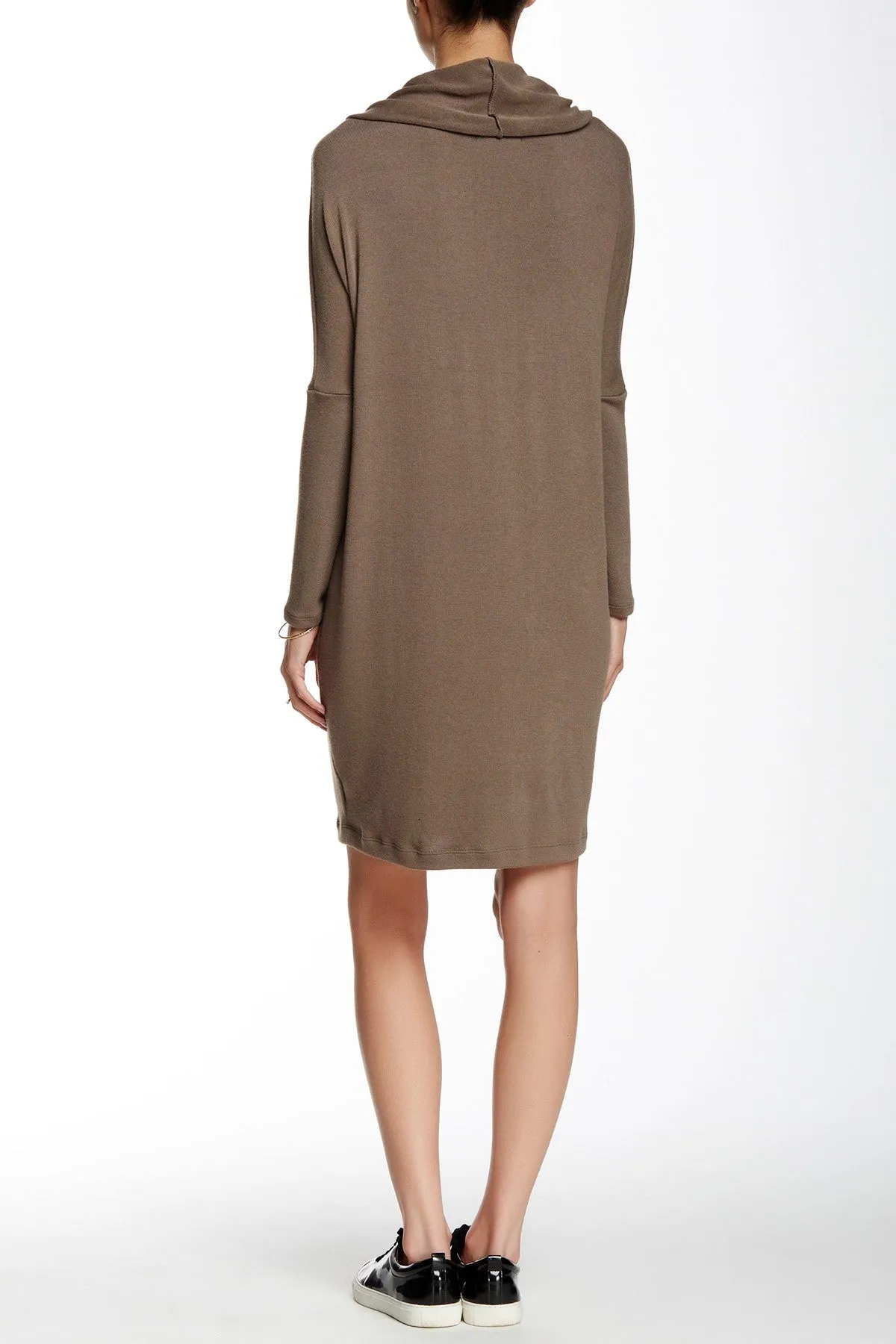 Cowl Neck Sweater Dress