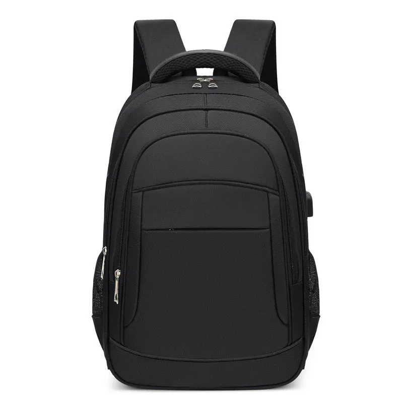 Cross-Border Travel Fashion Trendy Simple New Men's Backpack Commuter Business Multi-Functional Computer Backpack