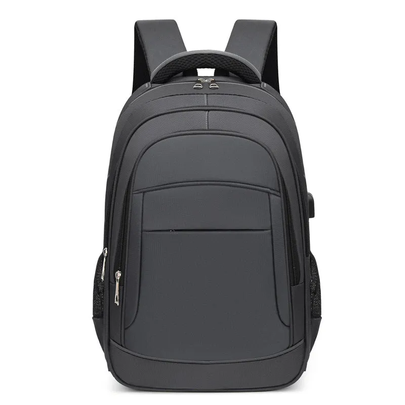 Cross-Border Travel Fashion Trendy Simple New Men's Backpack Commuter Business Multi-Functional Computer Backpack