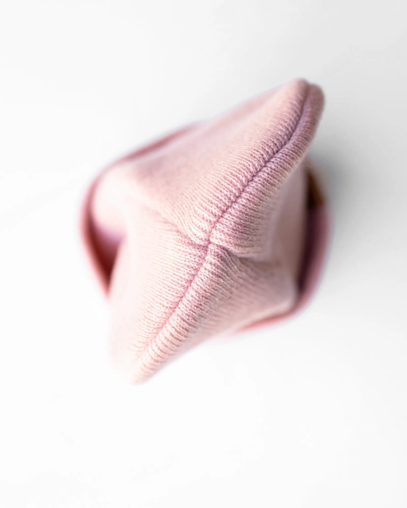 CTD107 HAAKWEAR Knit Cuffed Beanie / Hat - Pearl Pink, Made in USA