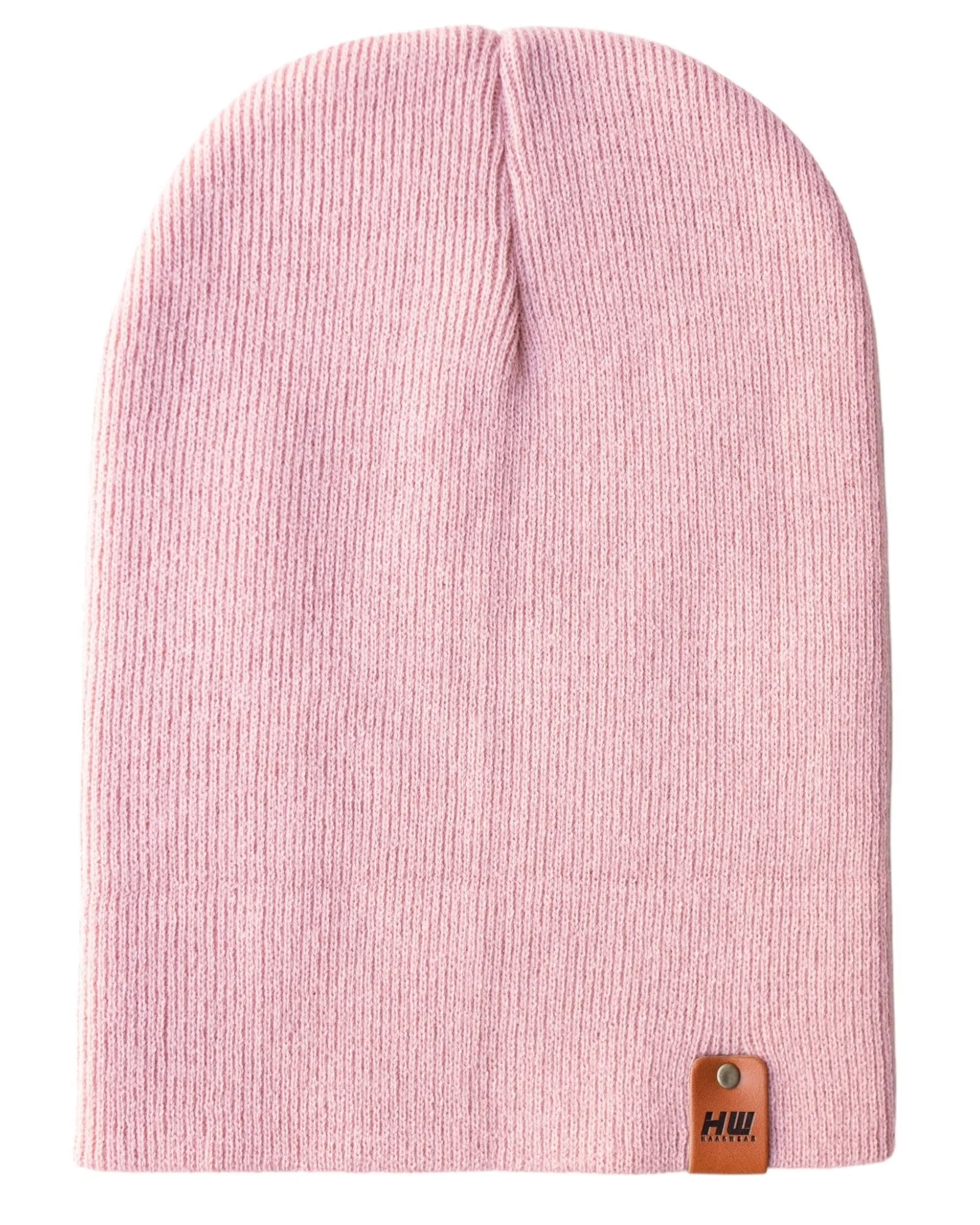 CTD107 HAAKWEAR Knit Cuffed Beanie / Hat - Pearl Pink, Made in USA