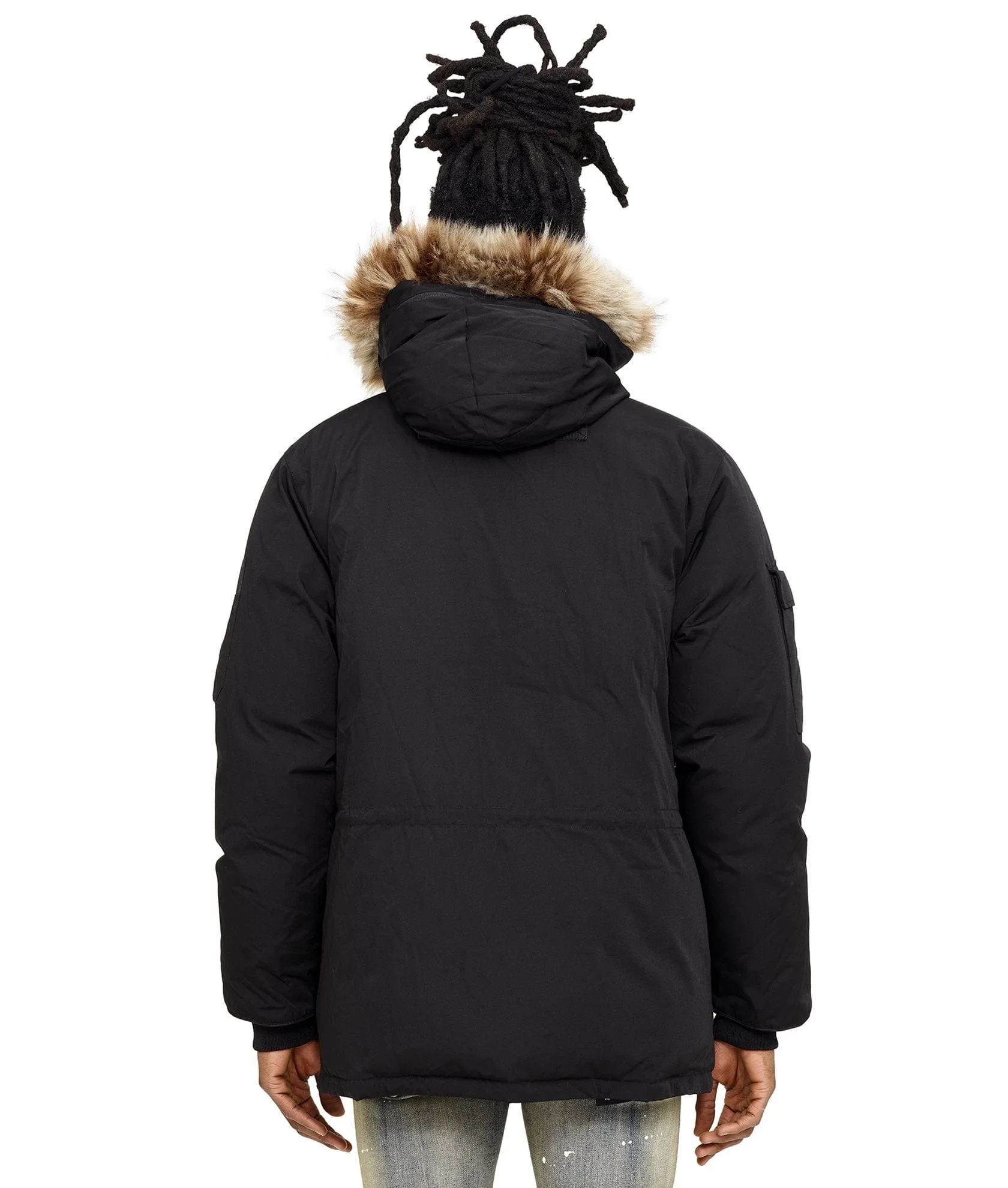 Cult Of Individuality - "Cult Expedition Parka" Snorkel Jacket (Black) - Warm Protection Polyester