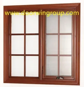 Doorwin 2021Double Glazing Aluminum Wood Windows, American Casement Style Solid Wood Aluminum Casement Windows - China Aluminum Window, Wood Window