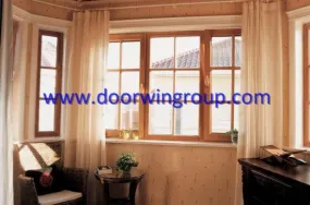 DOORWIN 2021Excellent European Style Aluminium Clad Wood Window, Composite Window with Beautiful Vertical Light Grille - China Wood Casement Window, Aluminum Casement WindowDOORWIN 2021