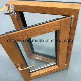 DOORWIN 2021Oak Wood Tilt Turn Casement Window - China 12 Inch Wide Casement Window, 24 X 48 Casement Window