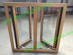 DOORWIN 2021Solid Teak Wood Clad Aluminium Casement Window - China Aluminium Window, Wood Window