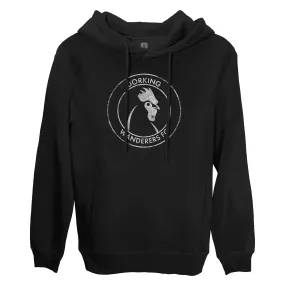 Dorking Wanderers FC Mono Badge Fleece Pullover Hoodie - Black