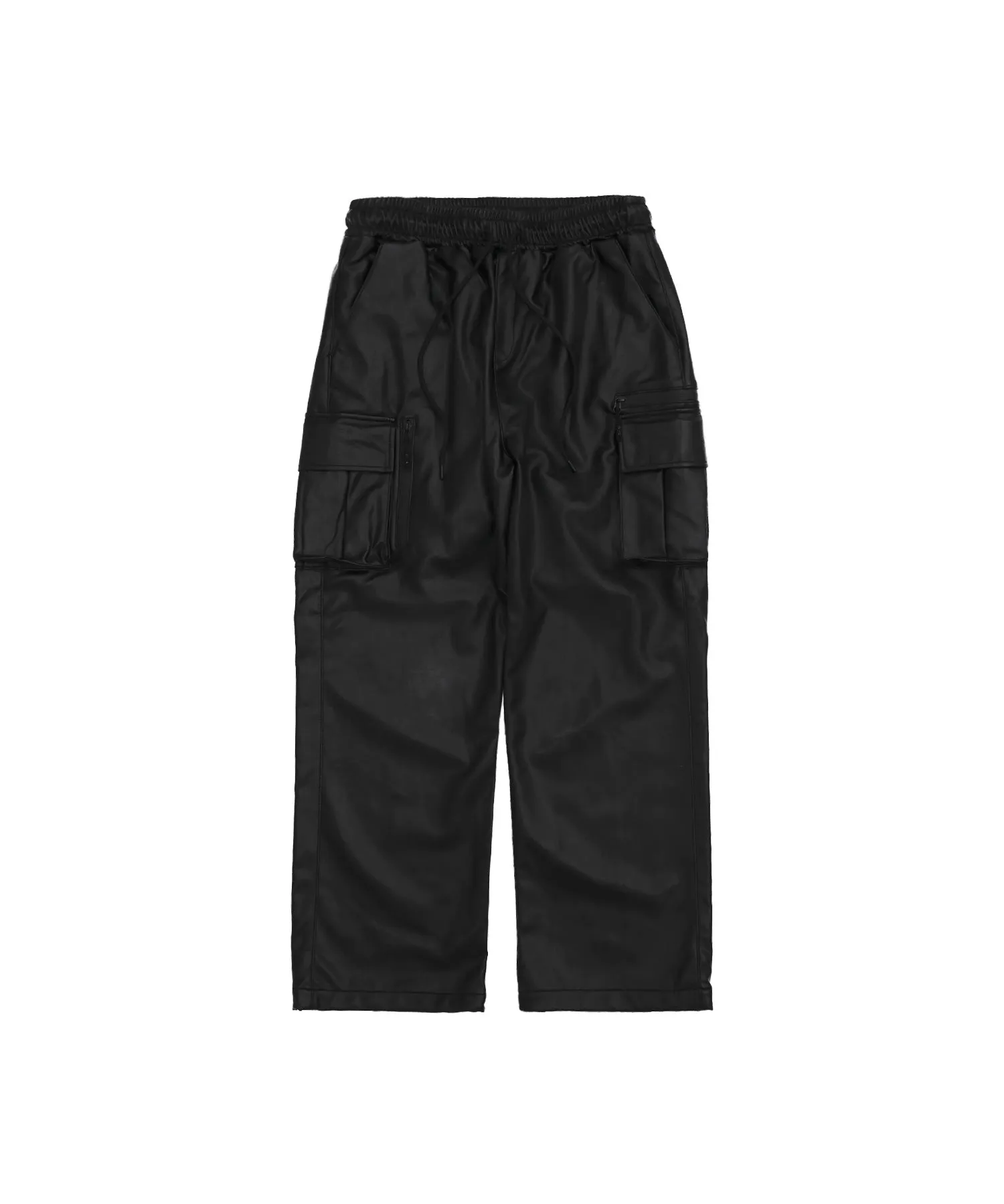 Eco Leather Cargo Pants