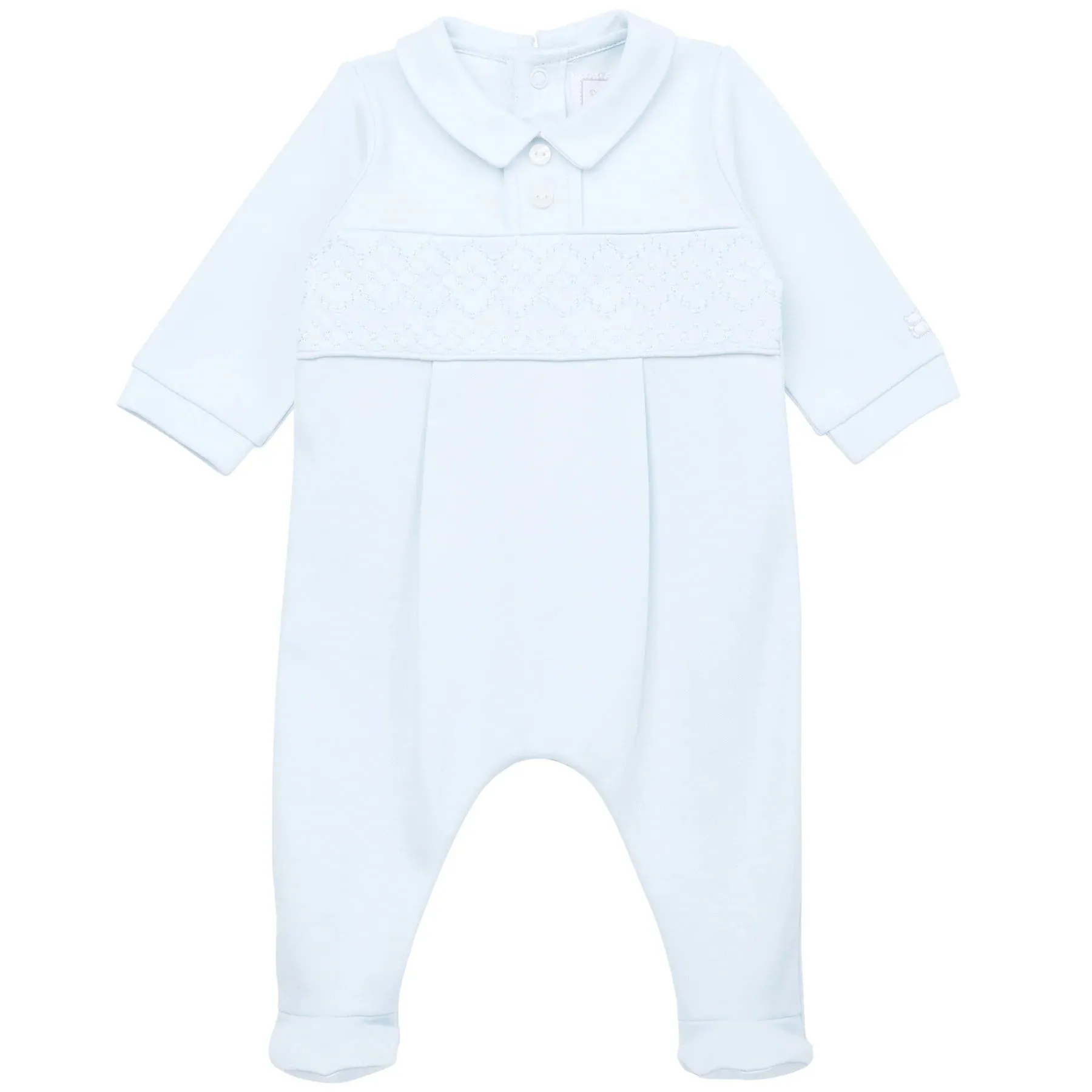 Emile et Rose - Baby boy pale blue romper, Hugh