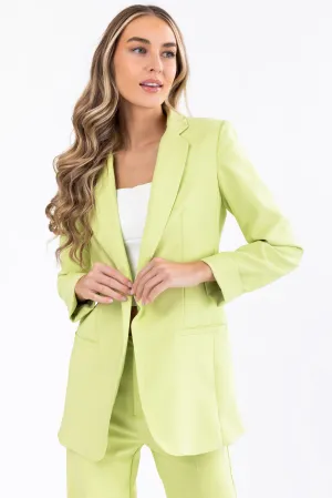 Emily Key Lime Longline Open Blazer