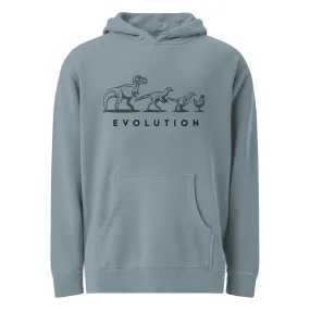 Evolution of the Dinosaur Vintage Wash Pullover Hoodie