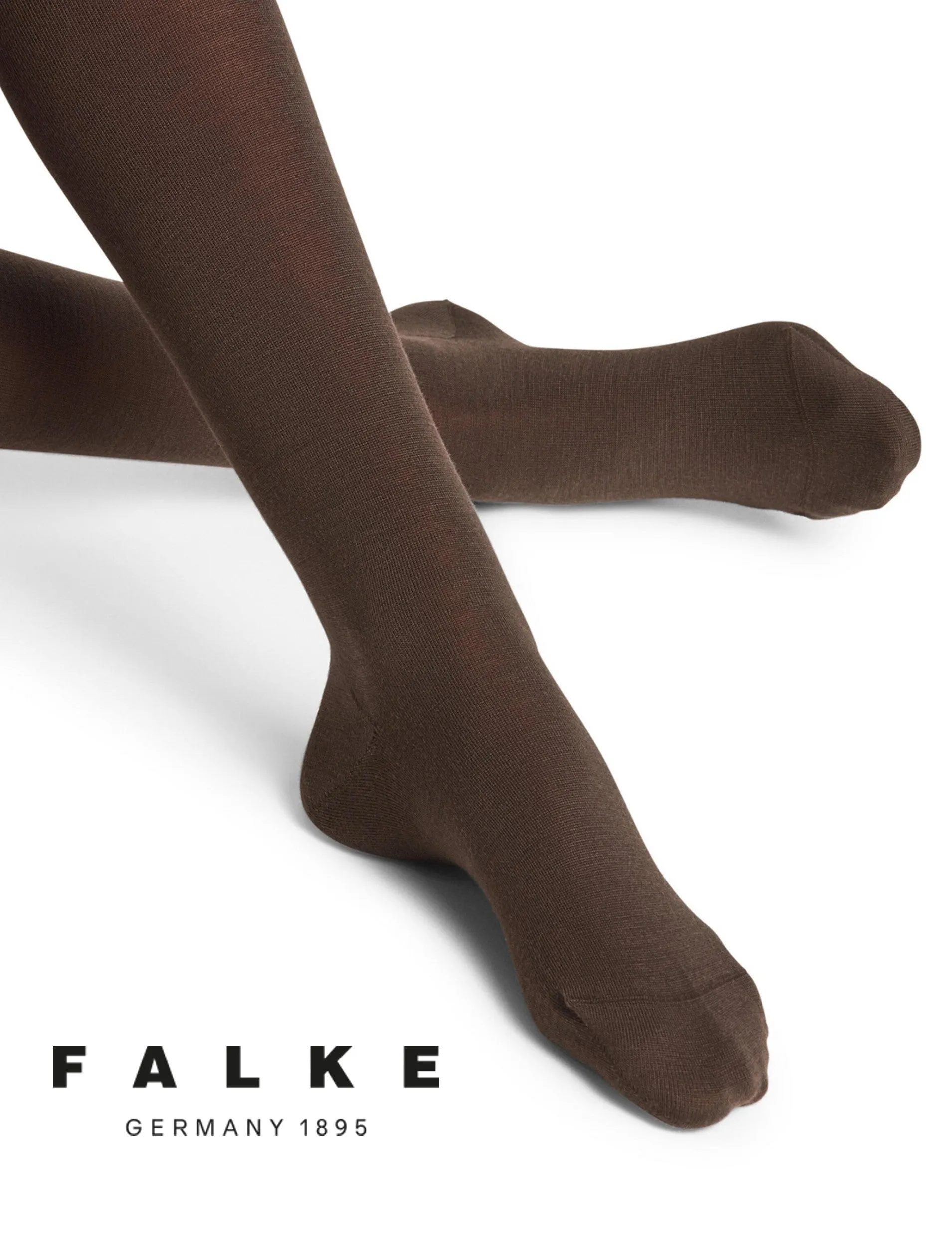 Falke Soft Merino Wool Tights 48425 Dark Brown