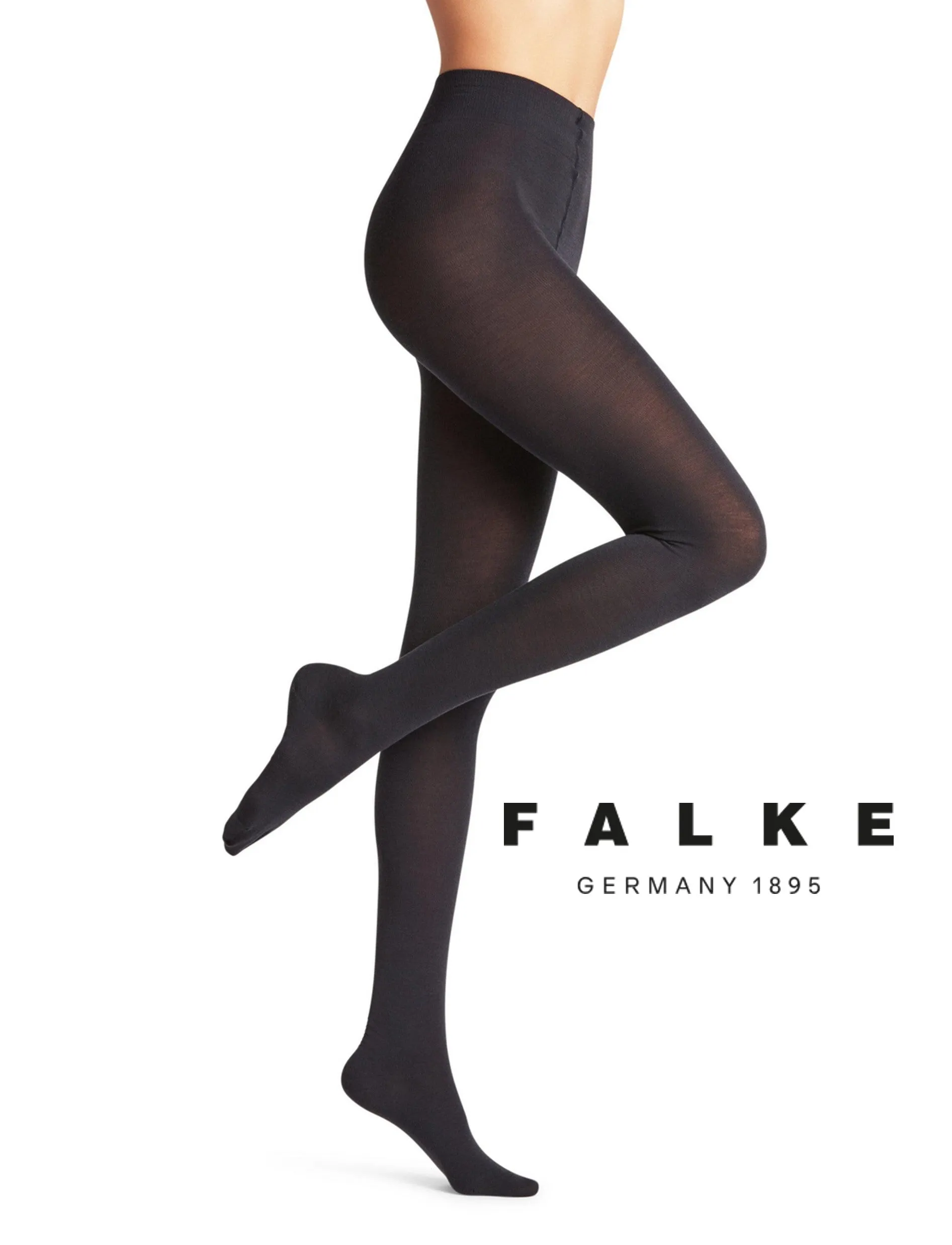 Falke Soft Merino Wool Tights 48425 Dark Navy