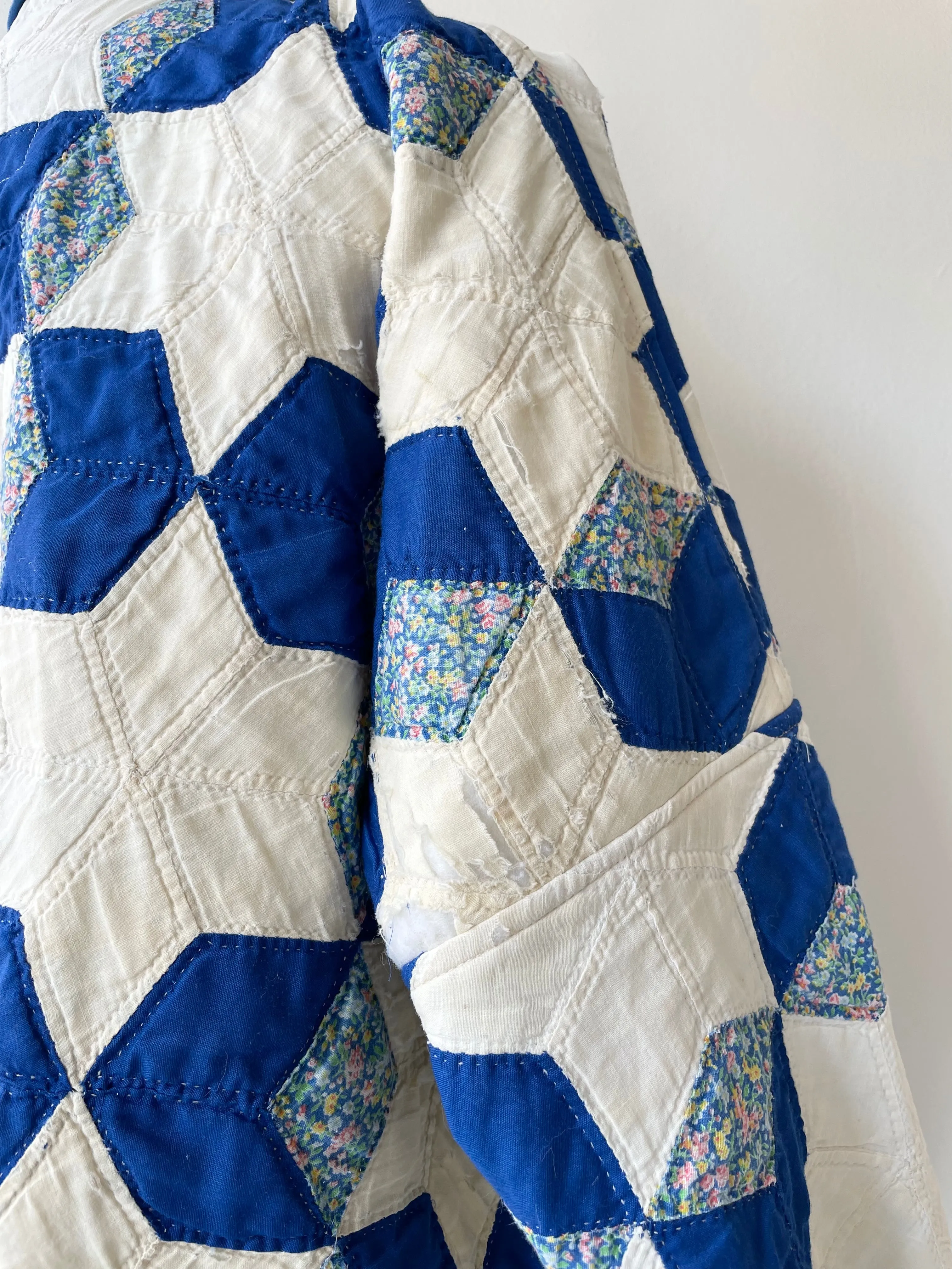 Falling Blocks Handmade Quilt Coat