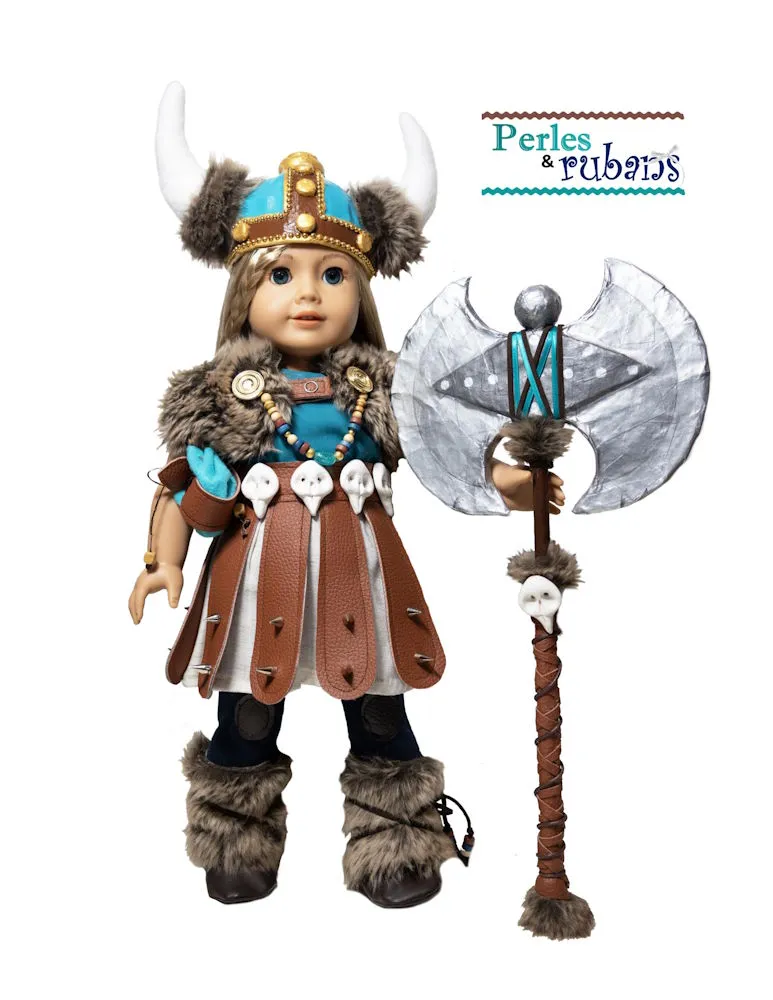 Fantasy Viking Accessories 18" Doll Clothes Pattern